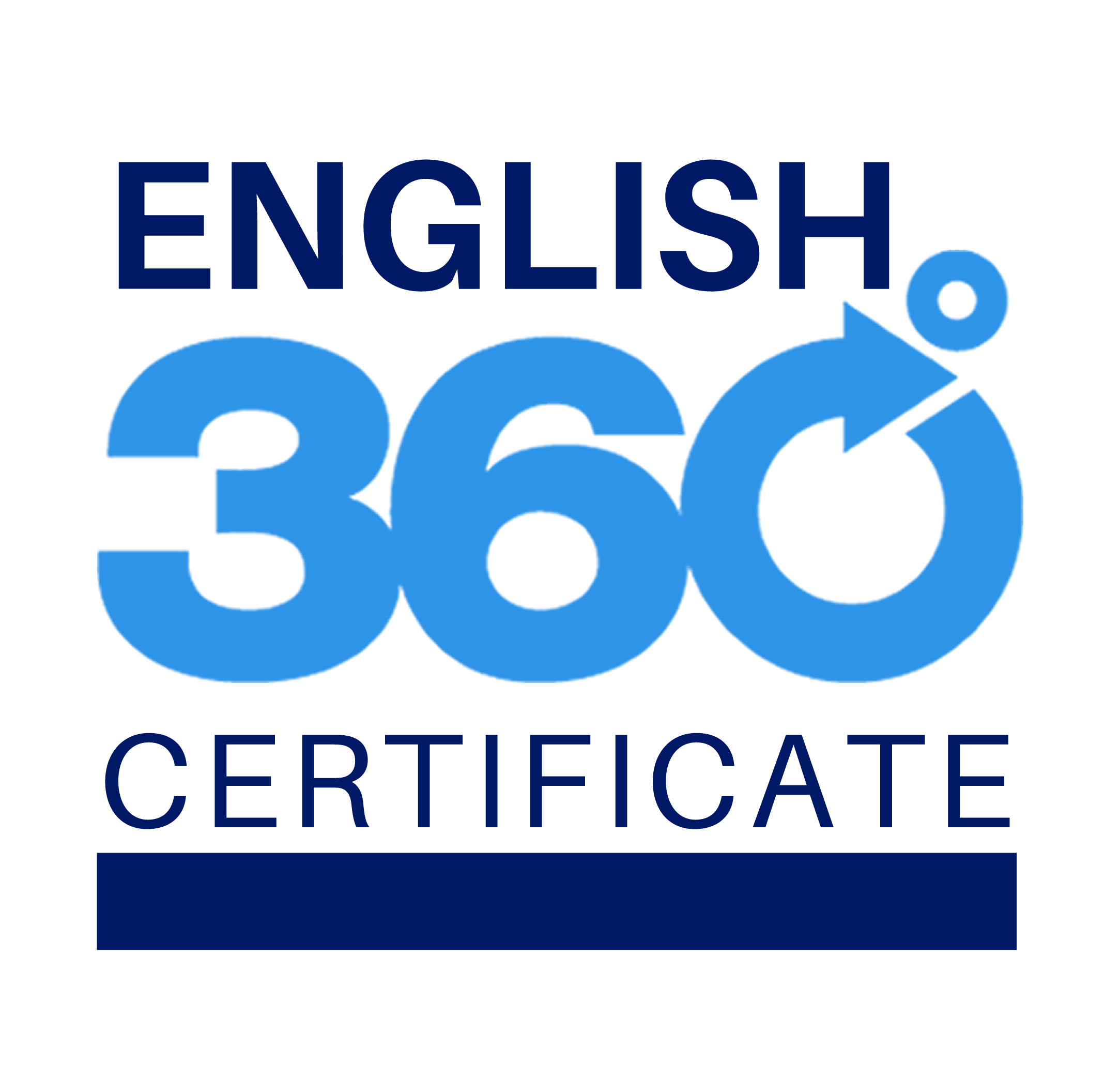 Certification English 360 logo